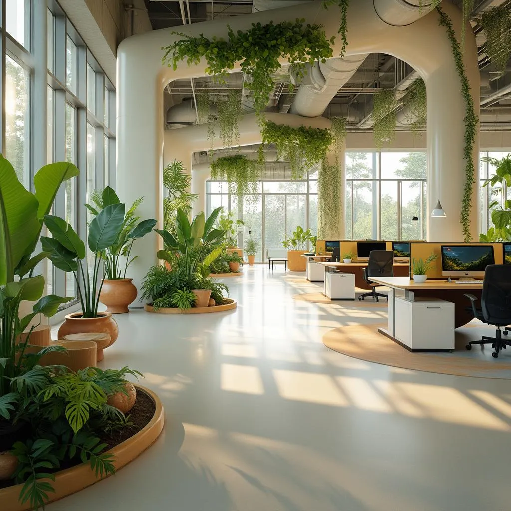 Bureau moderne et collaboratif Oleocalcareous